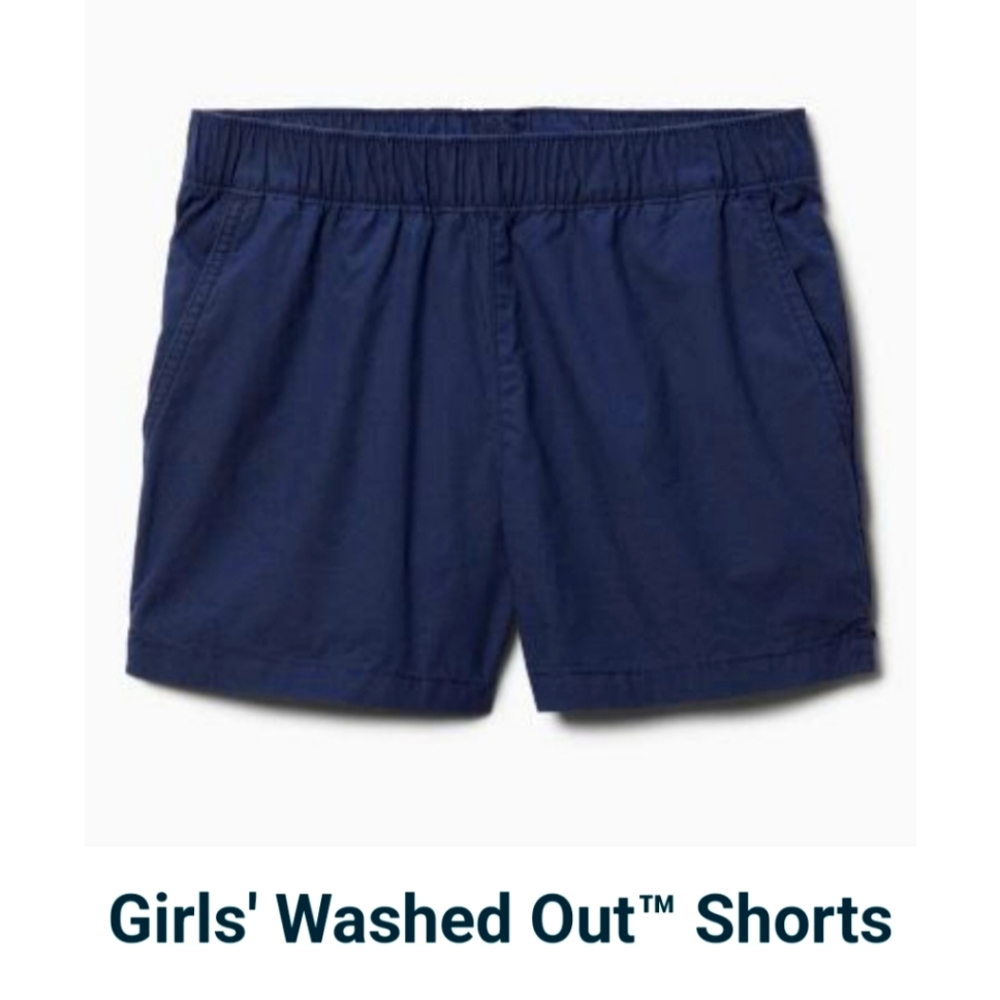 Girls Columbia pull on shorts (NAVY)
